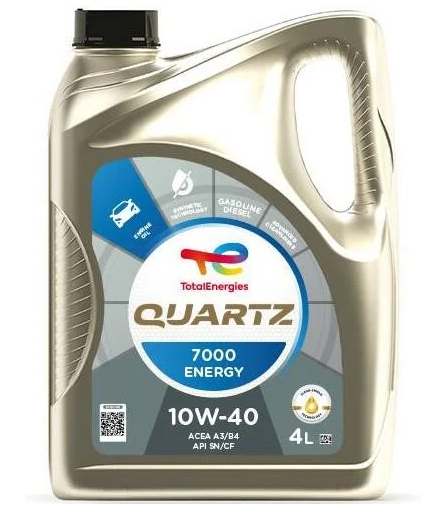 Олива моторна QUARTZ 7000 ENERGY 10W-40 4л